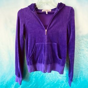 JUICY COUTURE Purple Zip Up